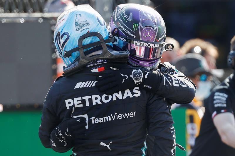 Hamilton elogia el desempeño de Bottas en el Gran Premio de México