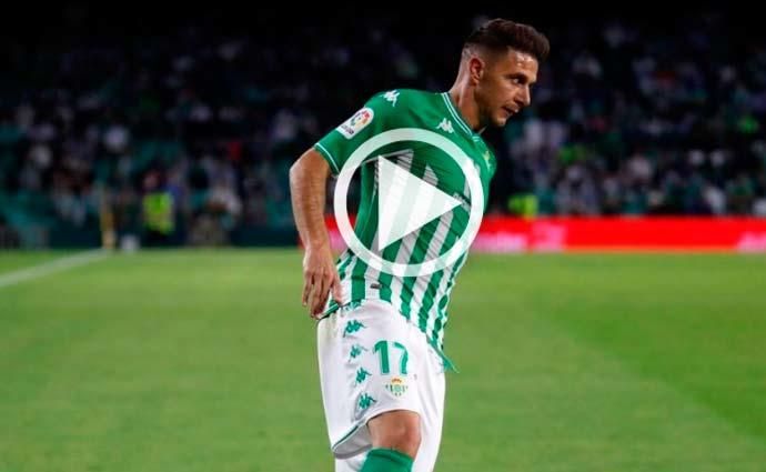 Así vivió el derbi Joaquín: los goles, sus quejas a Mateu Lahoz, contrariado con Pellegrini por el cambio...