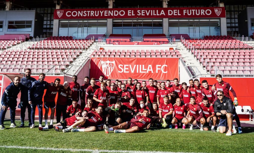 El Sevilla FC se vuelca con el equipo Genuine antes de sus mini-vacaciones