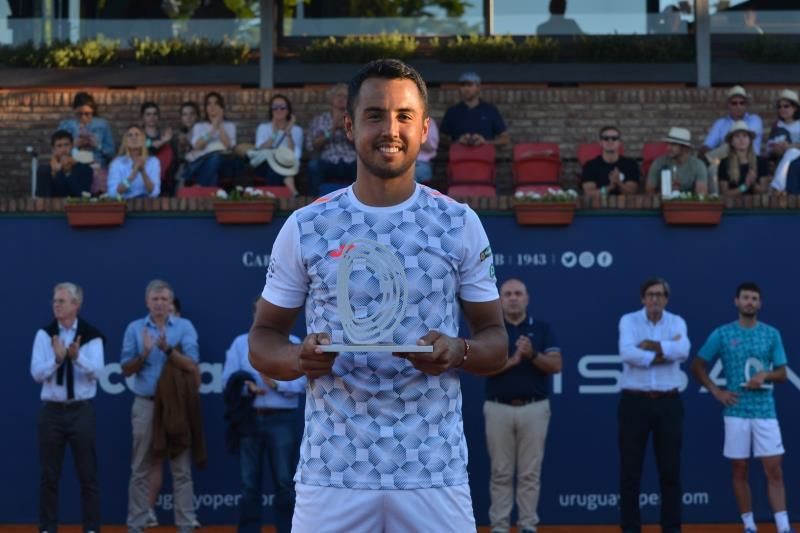 El boliviano Hugo Dellien gana el Abierto de tenis de Uruguay