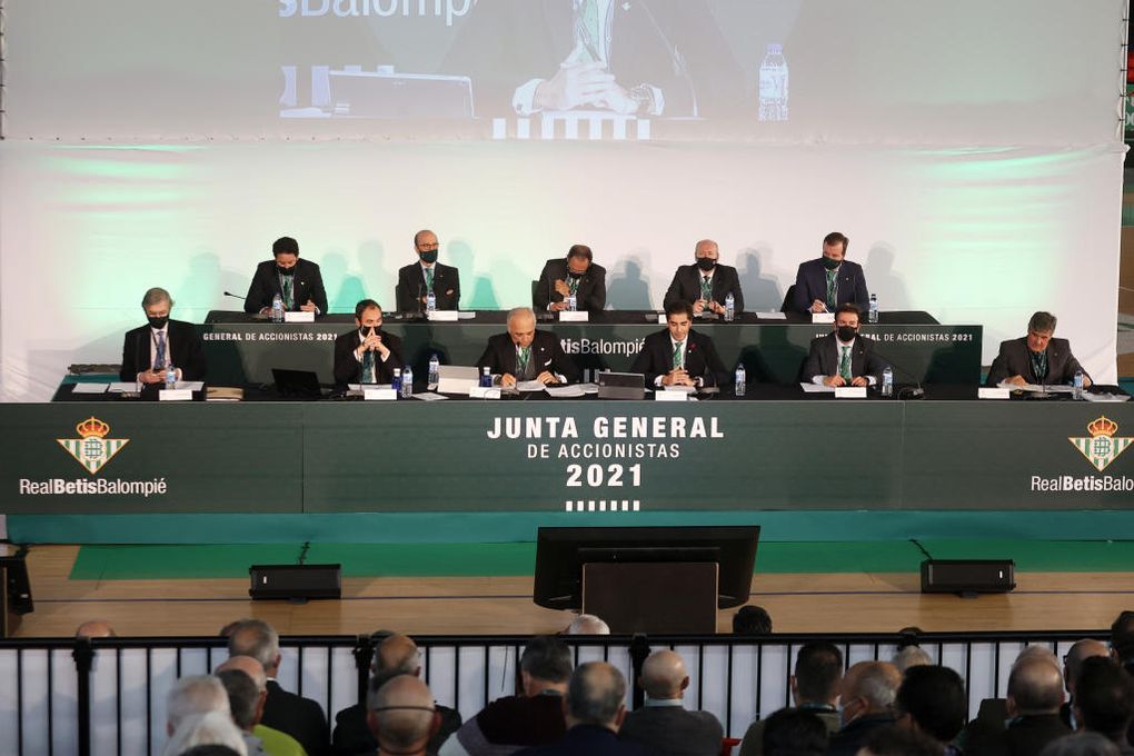 Aprobadas las cuentas anuales del Betis con 36'5 millones de euros en pérdidas