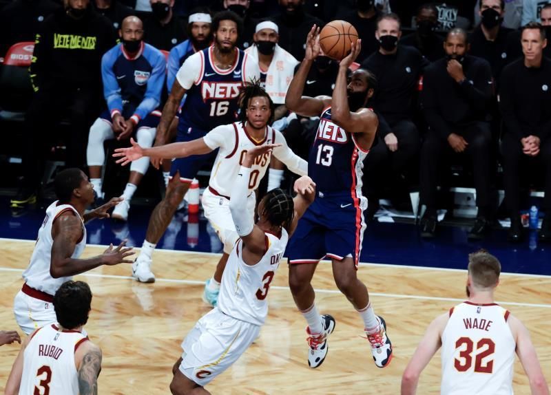 109-99. Harden y Durant pueden con los 25 puntos de Ricky Rubio y los Nets vencen a los Cavaliers