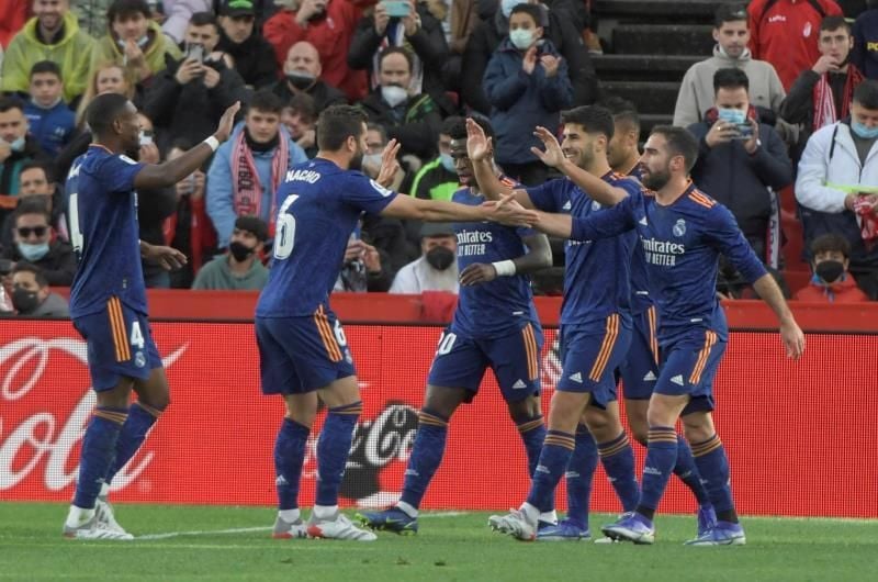 1-4. Plácida victoria del Real Madrid en Granada