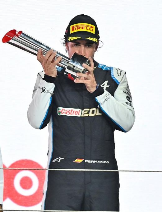 Alonso firmó su podio 98 en F1 siete años después