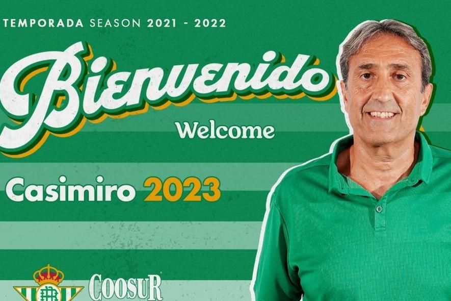 Tras la rescisión de Plaza, el Betis anuncia el regreso a San Pablo de Luis Casimiro