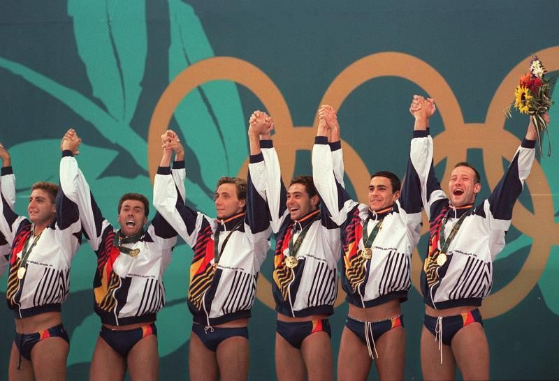 Homenaje al 'dream team' del waterpolo 25 años después del oro en Atlanta'96