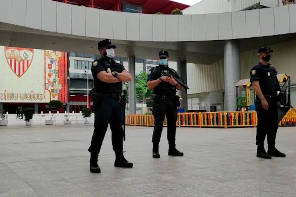 Más de 600 efectivos velarán por la seguridad del Sevilla-Wolfsburgo
