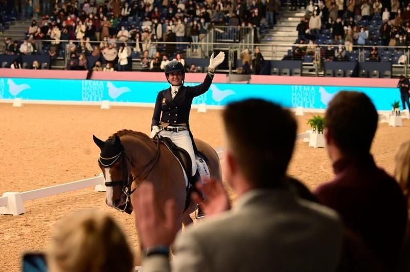 Delgado, el caballo ganador de Ferrer-Salat, recibe su homenaje de despedida