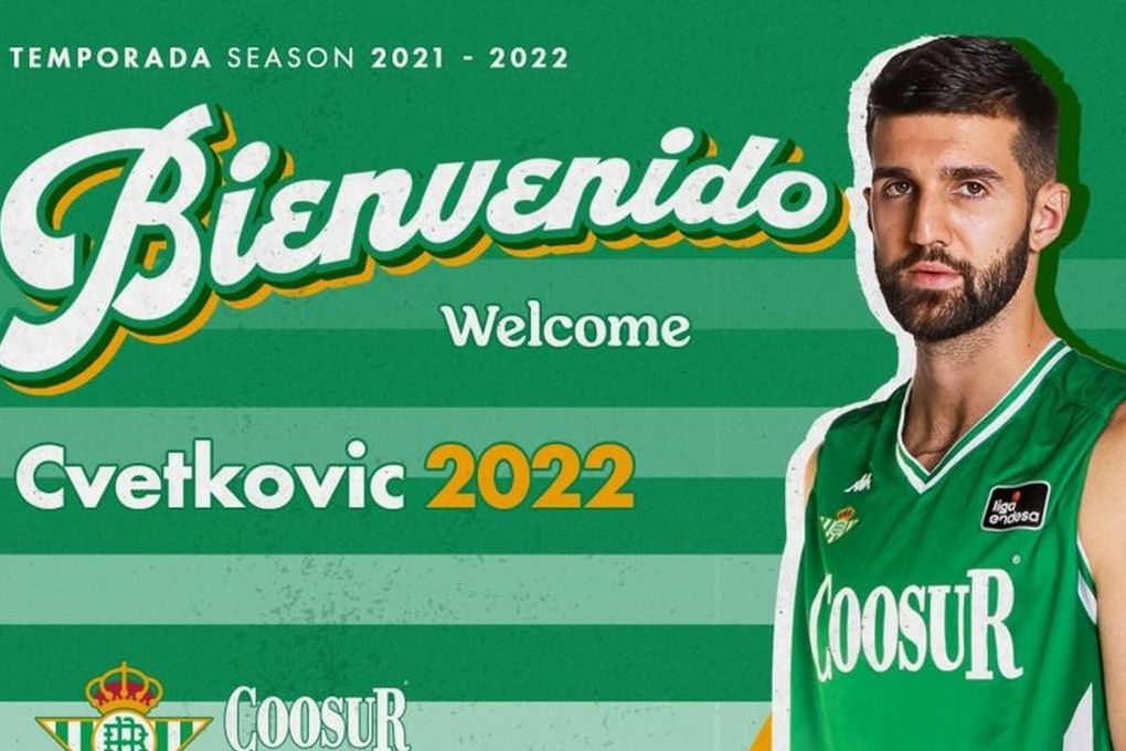Cvetkovic ya es nuevo jugador del Real Betis