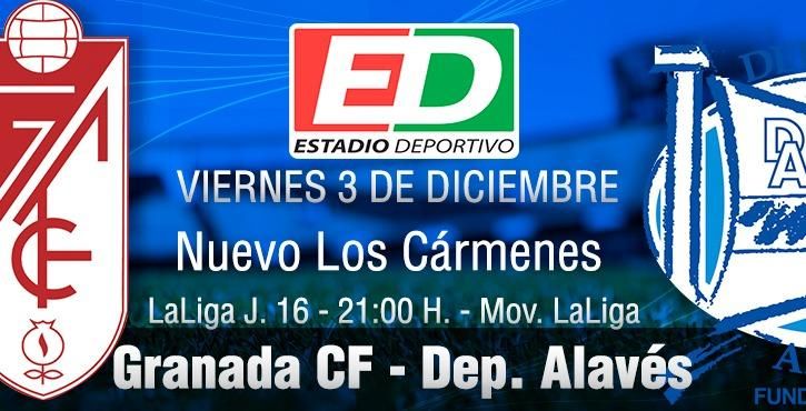 Granada-Alavés: Urgencias en el Nuevo Los Cármenes (previa y alineaciones probables)