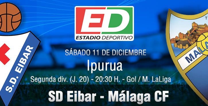 Eibar-Málaga: Un Eibar fuerte en Ipurua ante un Málaga que no gana fuera (previa y posibles alineaciones)