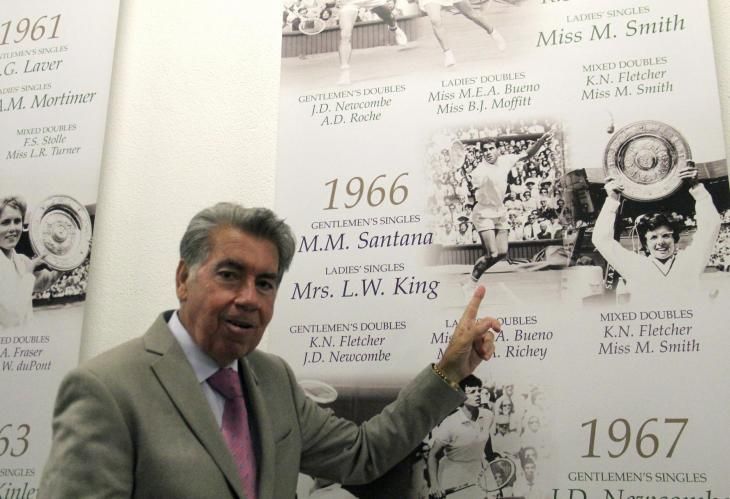 Manolo Santana fallece a los 83 años