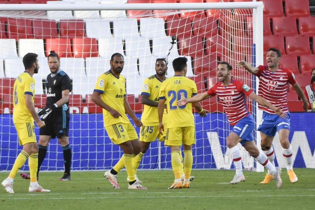 Dónde ver en TV y online el Cádiz-Granada: fecha y horario