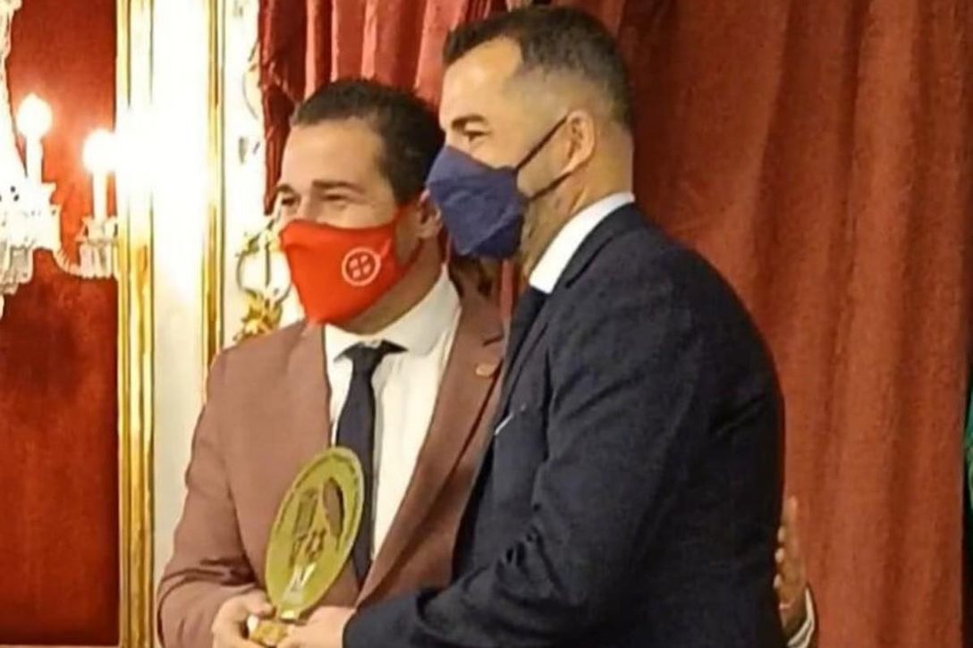 Diego Martínez, reconocido en Cádiz por la FDPDA junto a diversos protagonistas del deporte andaluz