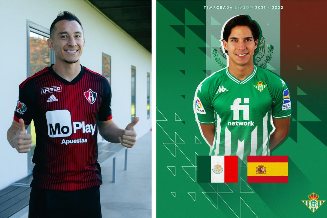 Los dos mexicanos del Betis, de enhorabuena y con algo más en común