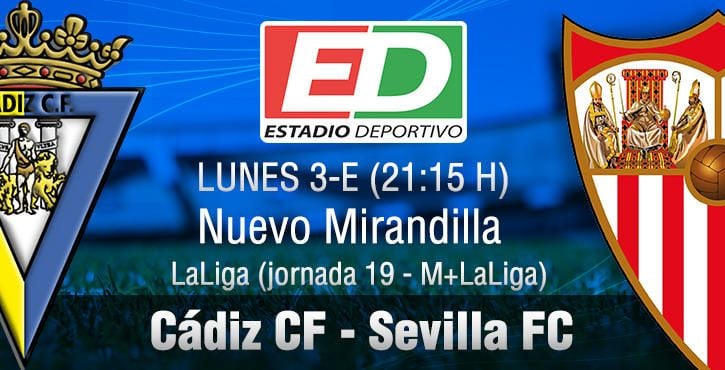 Cádiz CF-Sevilla FC: Urgencia amarilla y solidez nervionense, con la covid de invitada (Previa y posibles onces)