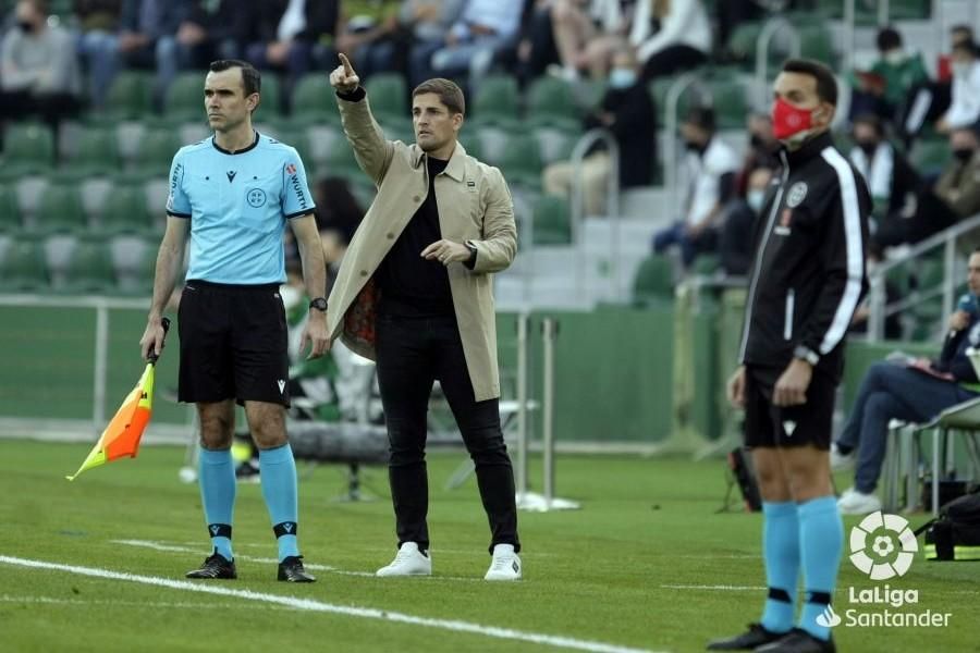 Robert Moreno: "He visto peligrar el resultado durante la segunda parte"