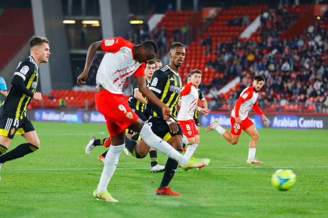 Los números del Almería sin Sadiq