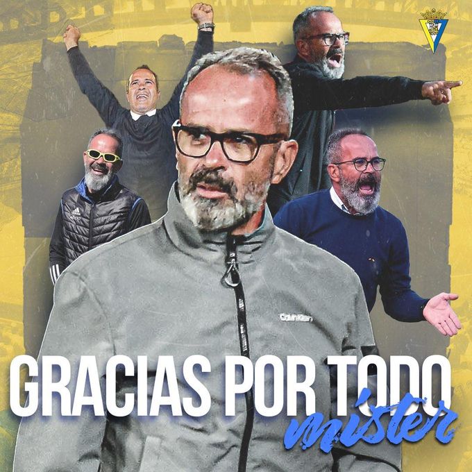 El Cádiz, sexto club que releva a su entrenador