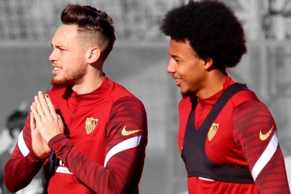 El Sevilla vuelve al trabajo haciendo recuento en la enfermería para visitar al Betis en el derbi copero