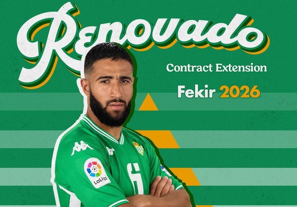 Oficial ya la renovación de Fekir por el Betis hasta 2026: "He vivido grandes momentos, pero quiero más"