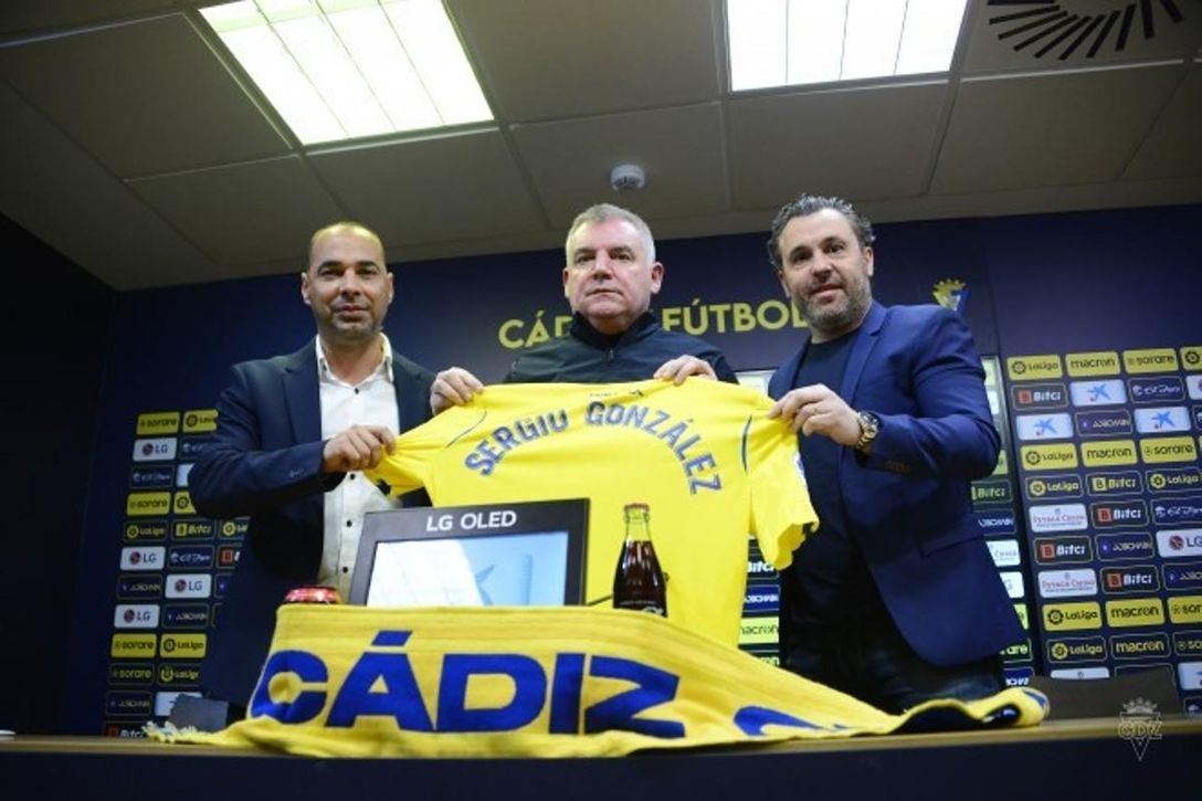 Sergio González es presentado como nuevo entrenador del Cádiz