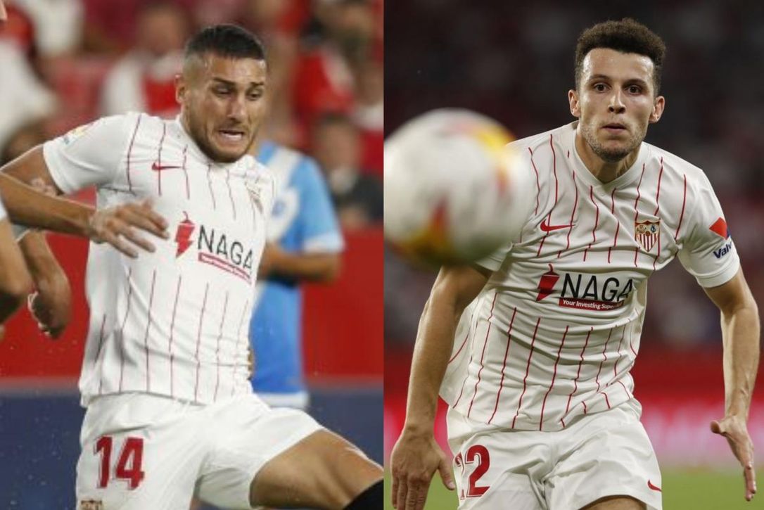 Óscar e Idrissi, en la rampa de salida