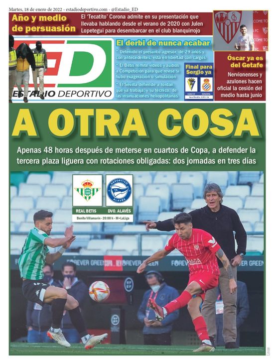 La portada de ESTADIO