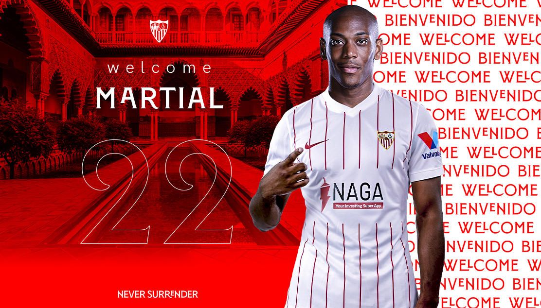 OFICIAL: Martial, nuevo jugador del Sevilla FC