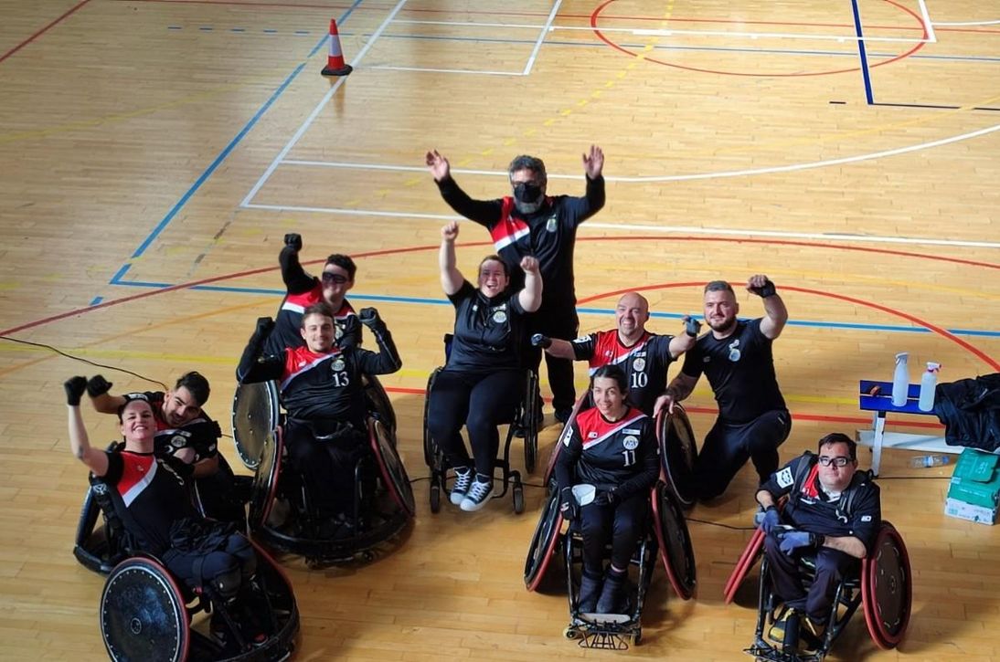 El CAAD Sevilla Quad Rugby, a las finales con un pleno