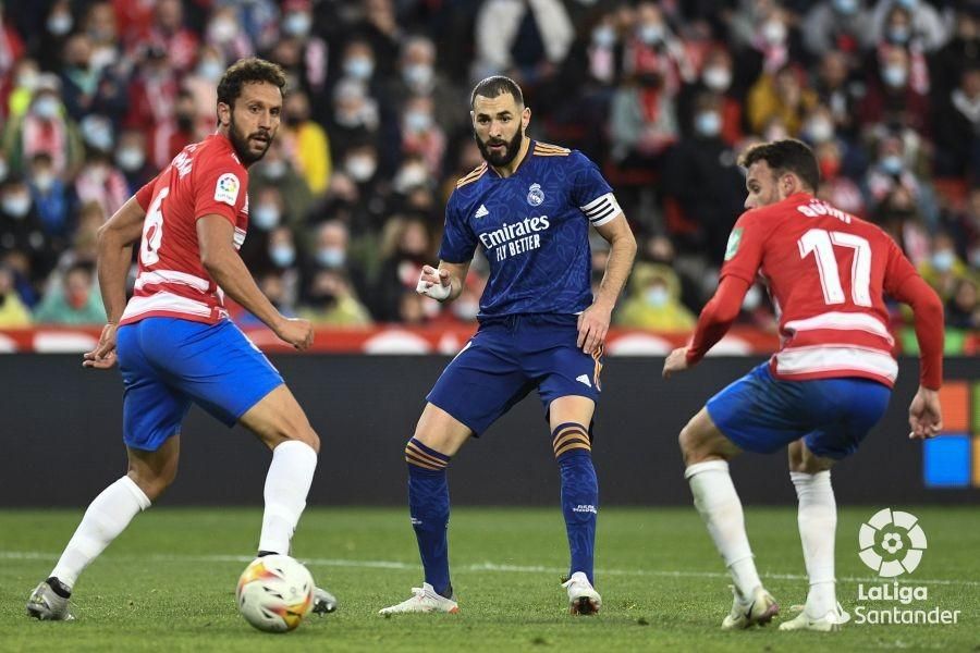 La 'bestia negra' del Granada en el Real Madrid no jugará este domingo