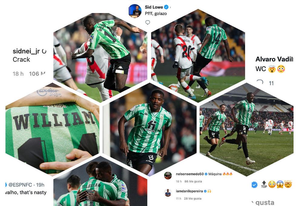 Todos flipan con William Carvalho, que tiene ya la sartén por el mango