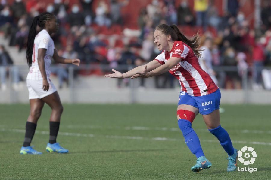 Atlético 5-0 Sevilla Femenino: Cuatro goles en 16 minutos fulminan a las nervionenses, tocadas antes del derbi