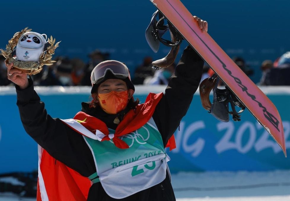 Su Yiming cierra el programa de snowboard con otro oro para China