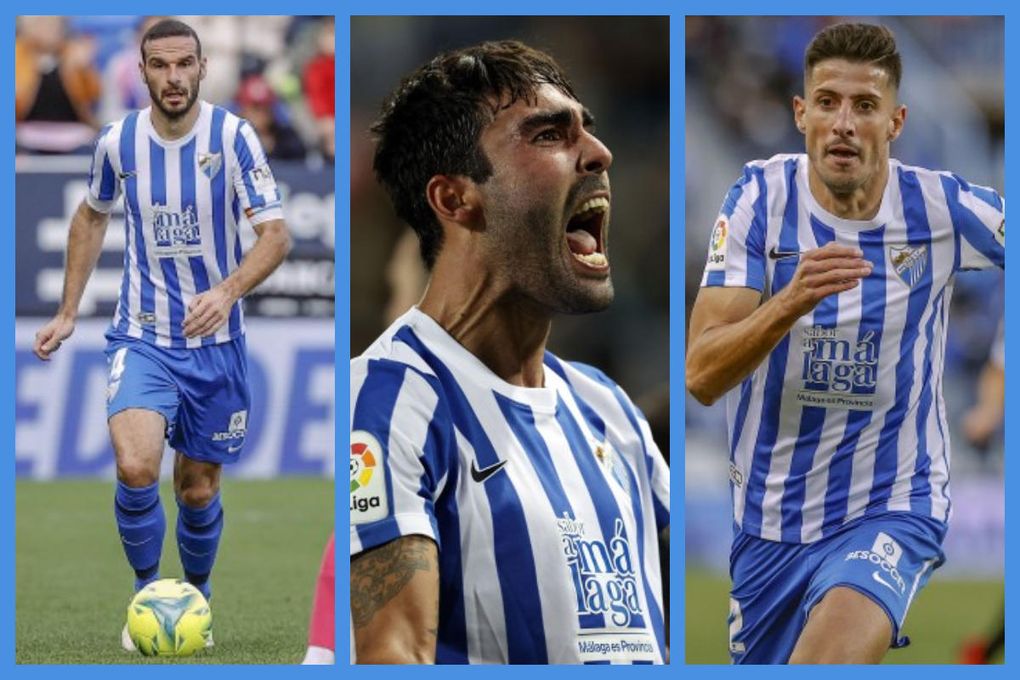 Los tres jugadores del Málaga que dieron la cara