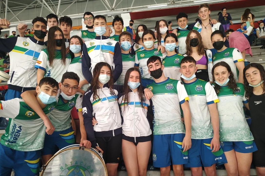 El Club Natación Mairena, campeón andaluz infantil de invierno