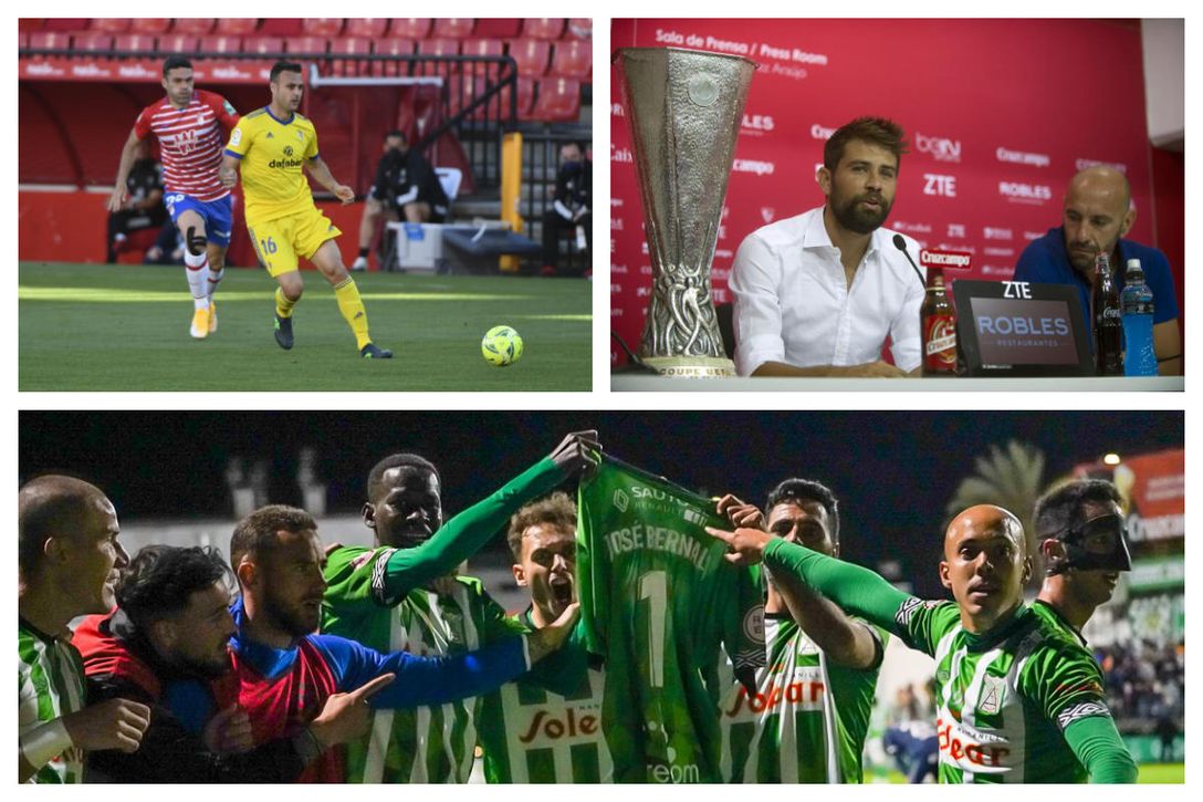 Cala y Coke, coincidieron en el Sevilla, y ahora quieren hacerse con el control del Atlético Sanluqueño