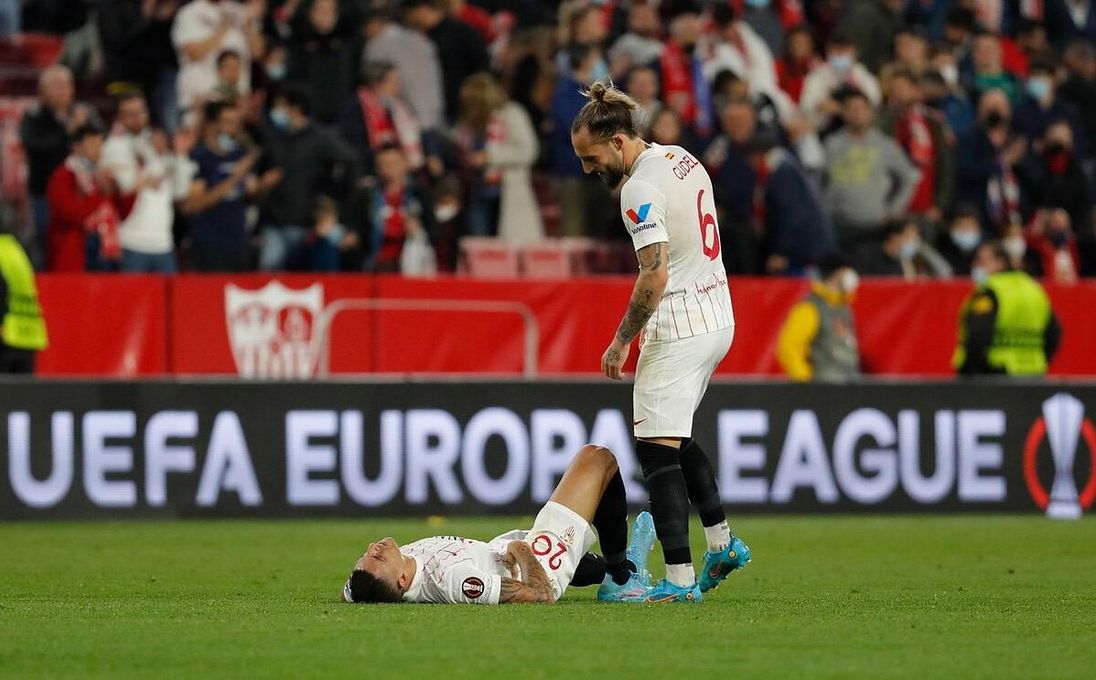 Los datos de un demoledor 'Informe de Bajas' en el Sevilla: nueve lesiones en los seis últimos partidos