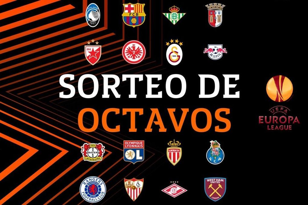 Sorteo de la Europa League: Sevilla FC-West Ham y Betis-Eintracht