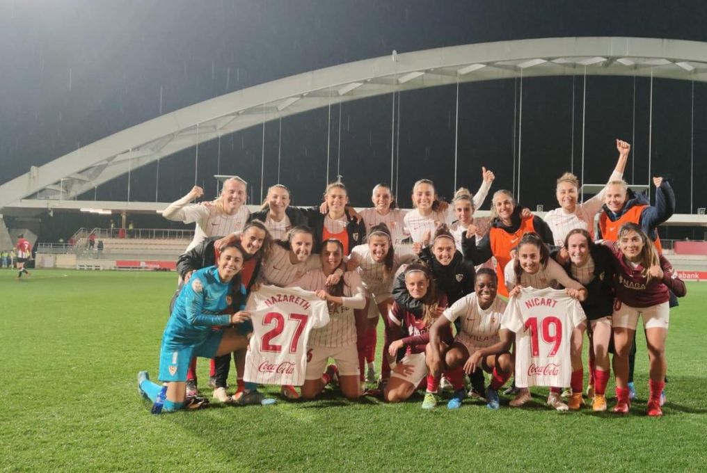 0-1: Un golazo de Débora y un paradón de Itzel meten al Sevilla FC en cuartos de la Copa de la Reina