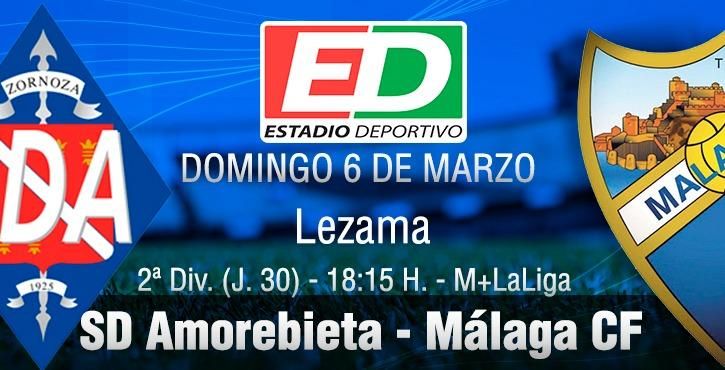 Amorebieta-Málaga: El Málaga viaja a Lezema en busca de la tranquilidad en la tabla (previa y posibles alineaciones)