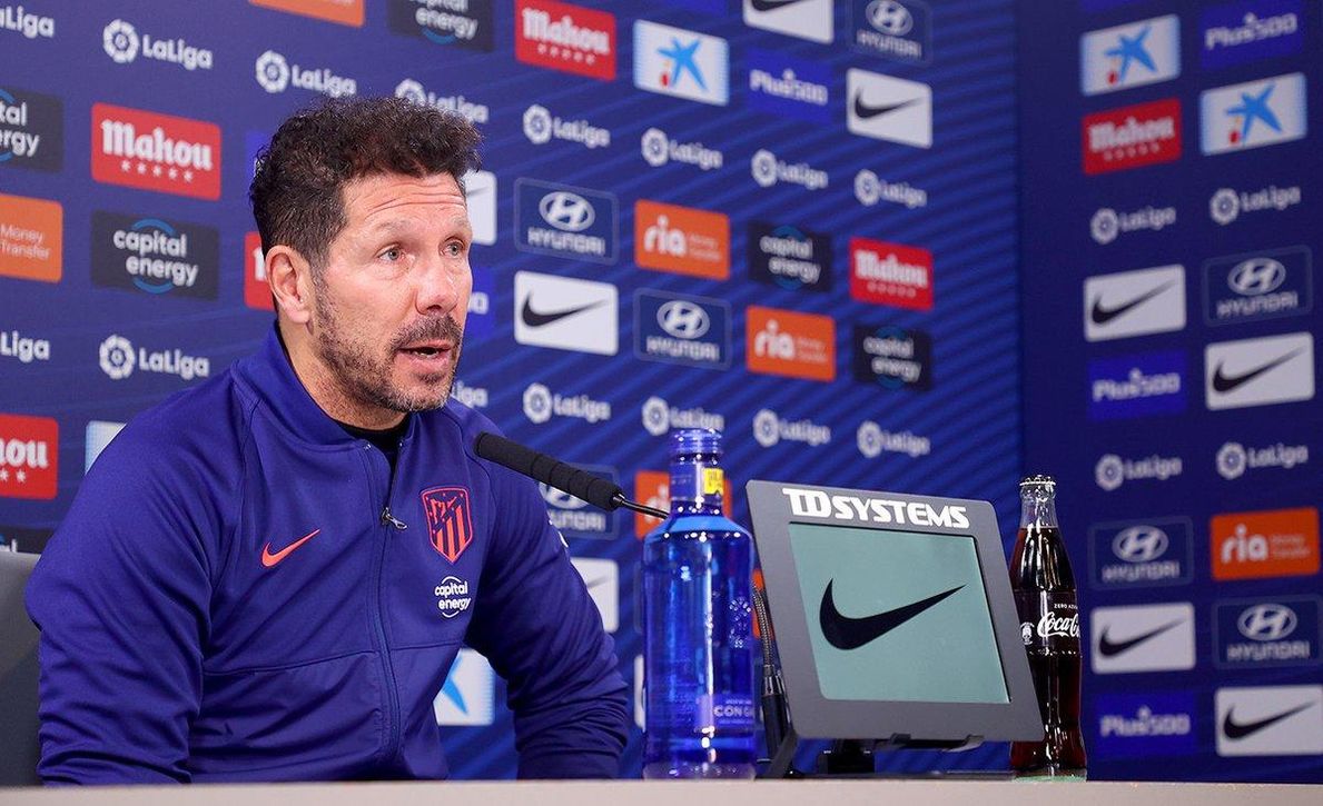 Simeone da su sitio al Betis, se acuerda de Pellegrini y pide "cuidar" a Joaquín