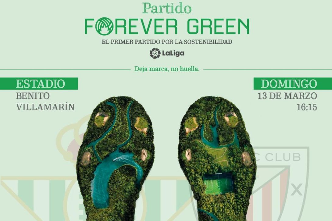 El Betis-Athletic, partido 'Forever Green', será el primero por la sostenibilidad de LaLiga