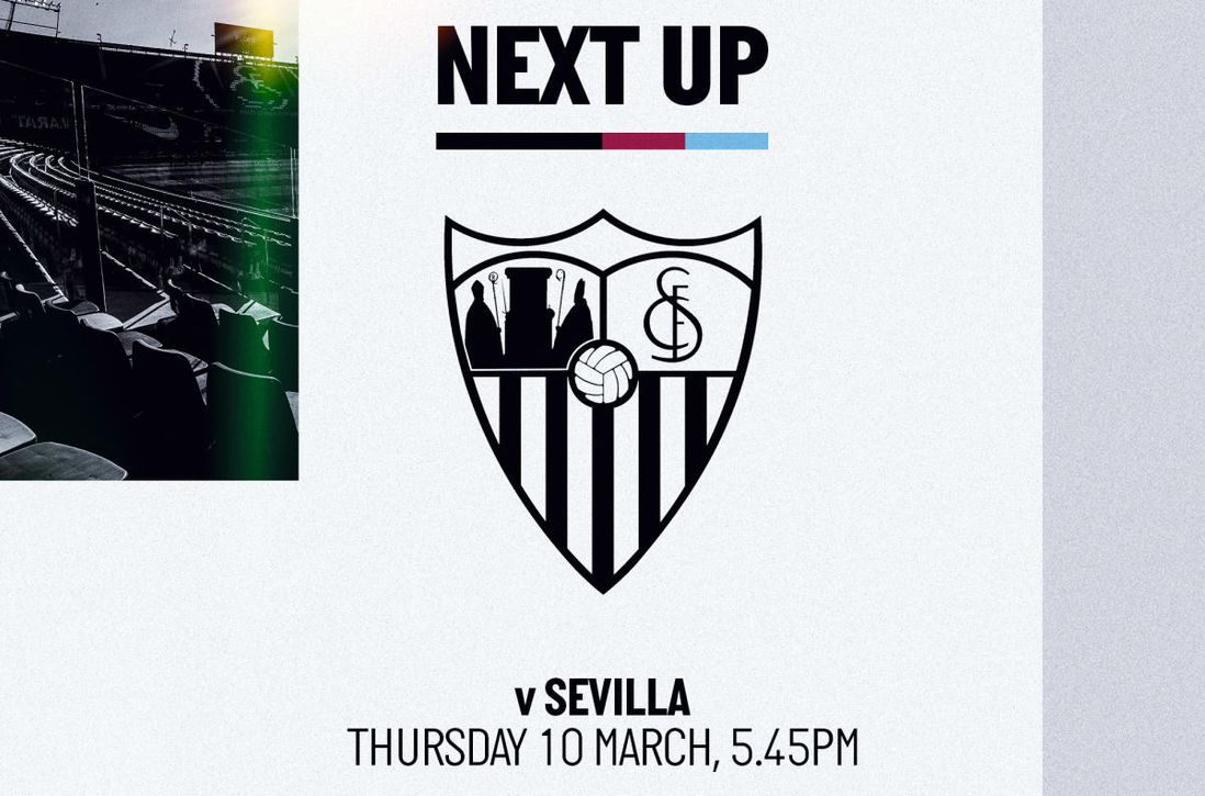 Dónde ver por TV y online la ida de octavos de la UEL entre Sevilla FC y West Ham