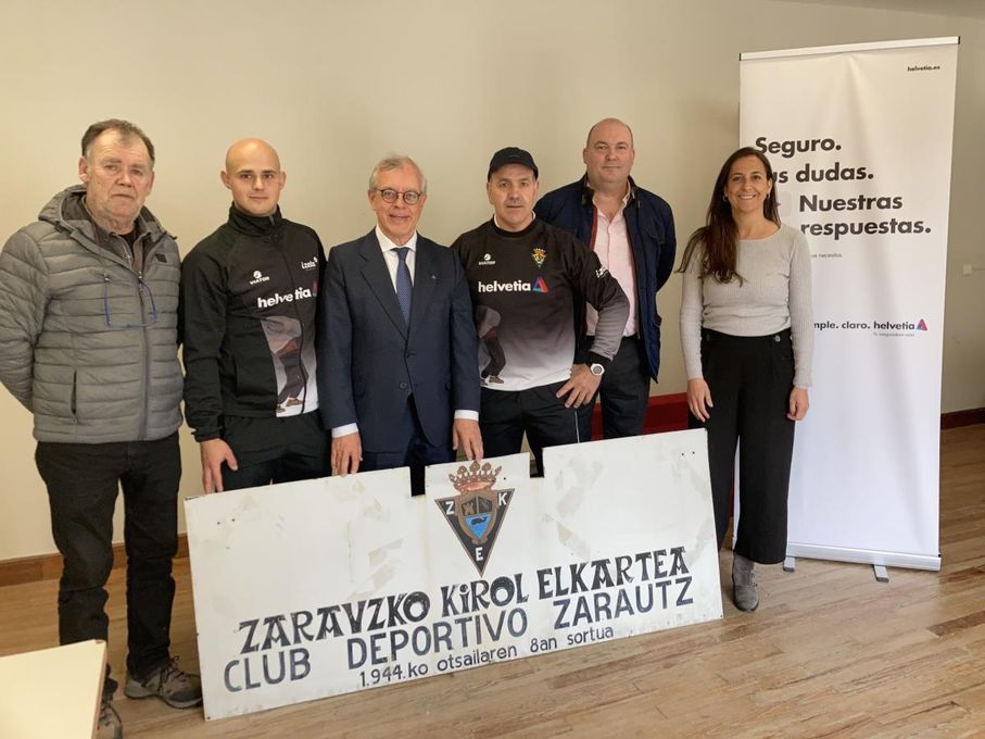 Helvetia Seguros continuará patrocinando por tercer año consecutivo al equipo de levantamiento de piedras ZKE-Herri Kirolak