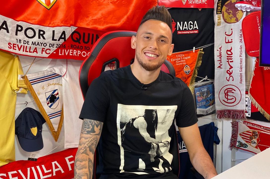 Ocampos rememora las pasiones del derbi, desvela sus mejores amistades en el Sevilla y sus planes de futuro