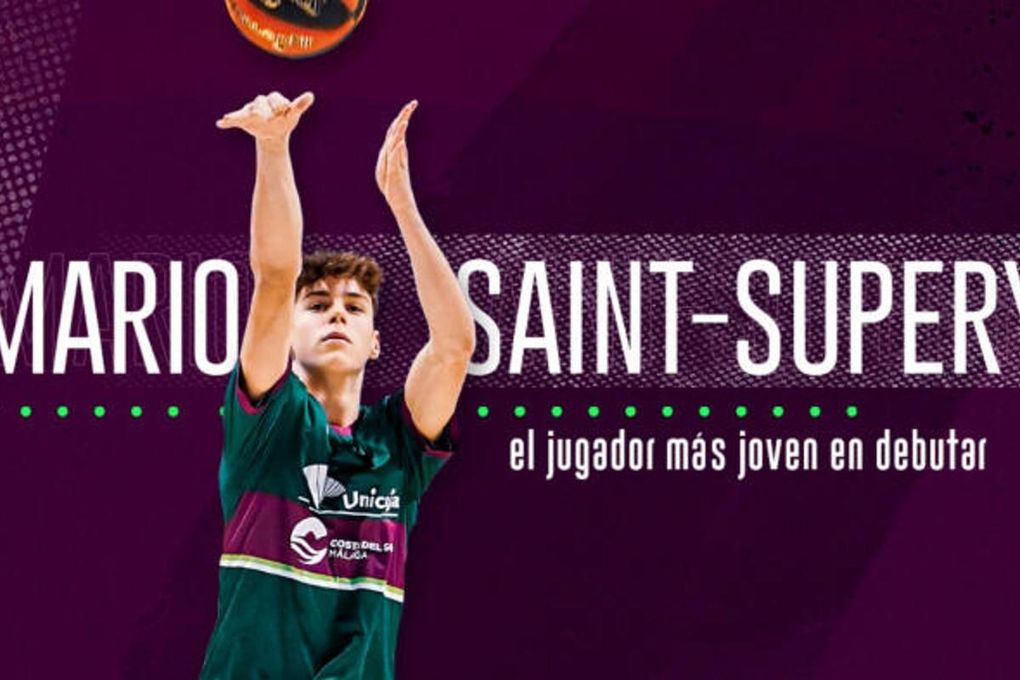 Mario Saint-Supery, con 15 años, el más joven en debutar con Unicaja
