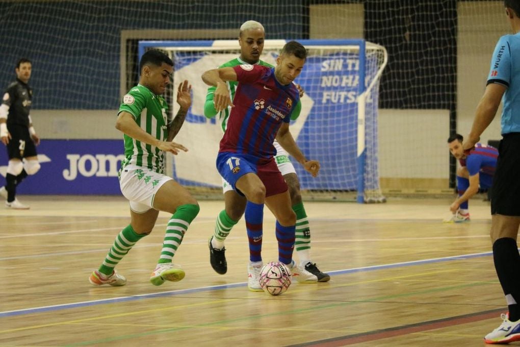Betis Futsal 3-6 FC Barcelona: Un líder implacable asalta Amate y hunde a los verdiblancos