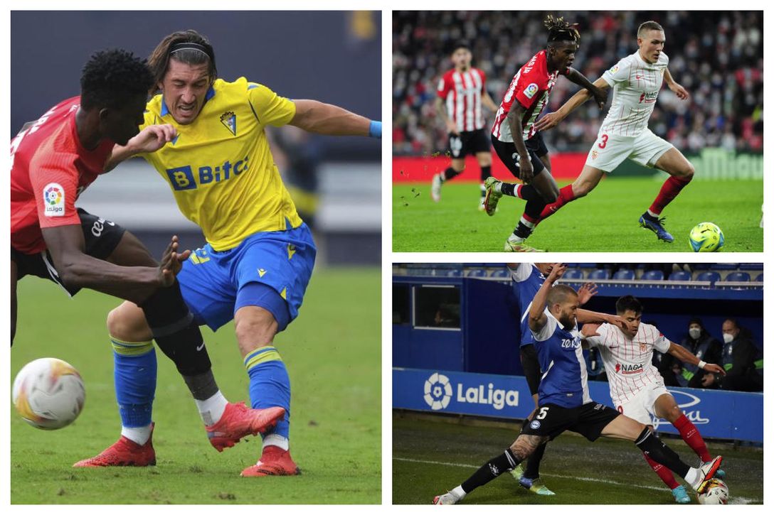 ¿Espino al Sevilla? Sus números mejoran a Acuña y Augustinsson