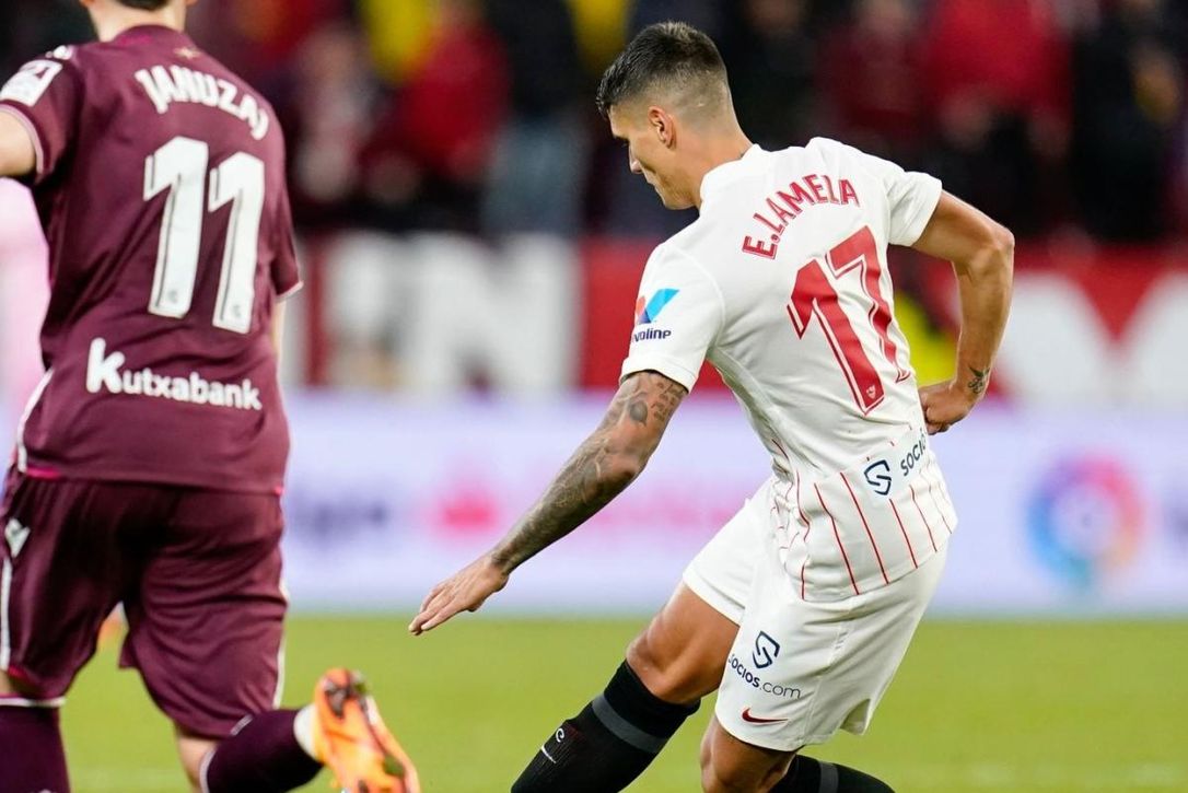 Erik Lamela, la única alegría de la tarde